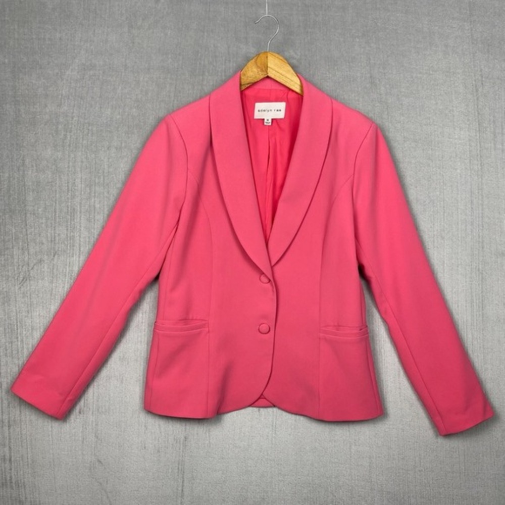 Adelyn‎ Rae Blazer Womens M Pink Career Preppy Work Office Siren Contemporary